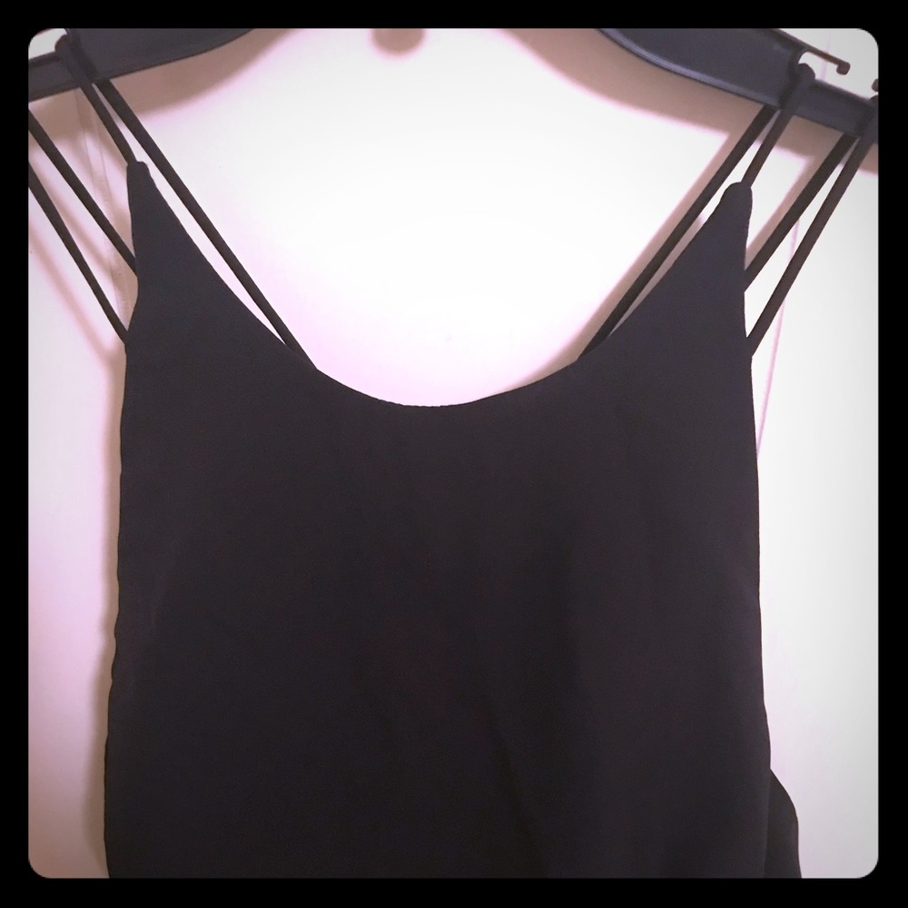 Long backless strap dress! Fame and partners